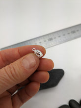 Load image into Gallery viewer, 8.5mm large hole sterling silver bead with loop

