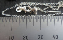 Load image into Gallery viewer, Sterling silver adjustable chain necklace , 24 inch chain slider bead necklace silver add a charm necklace. * ADD beads and charms easily
