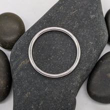 Load image into Gallery viewer, 20mm closed ring sterling silver