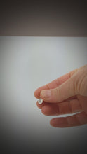 Load and play video in Gallery viewer, Sterling silver round letter charm