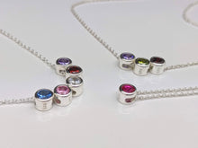 Load image into Gallery viewer, Sterling silver slider bead birthstone choices - Eternalflow charms and Jewellery supplies