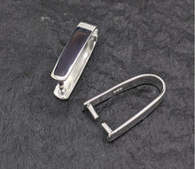 Load image into Gallery viewer, V large Sterling silver bail - Eternalflow charms and Jewellery supplies
