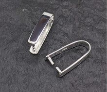 Load image into Gallery viewer, V large Sterling silver bail - Eternalflow charms and Jewellery supplies