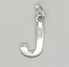 Load image into Gallery viewer, solid STERLING silver letter charm - Eternalflow charms and Jewellery supplies
