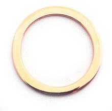 Load image into Gallery viewer, 25mm ring gold plated sterling silver - Eternalflow charms and Jewellery supplies

