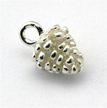 Load image into Gallery viewer, sterling silver fir cone charm - Eternalflow charms and Jewellery supplies
