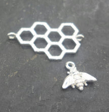 Load image into Gallery viewer, Sterling Silver BEE charm - Eternalflow charms and Jewellery supplies
