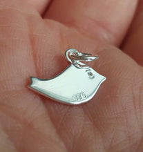 Load image into Gallery viewer, sterling silver bird charm - Eternalflow charms and Jewellery supplies
