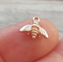 Load image into Gallery viewer, Rose gold bee charm - Eternalflow charms and Jewellery supplies
