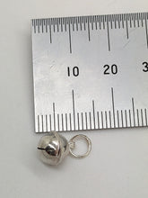 Load image into Gallery viewer, sterling silver round bell charm
