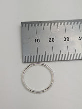 Load image into Gallery viewer, 20mm closed ring sterling silver

