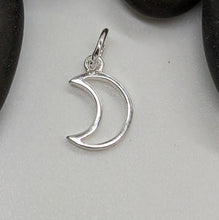 Load image into Gallery viewer, sterling silver moon charm
