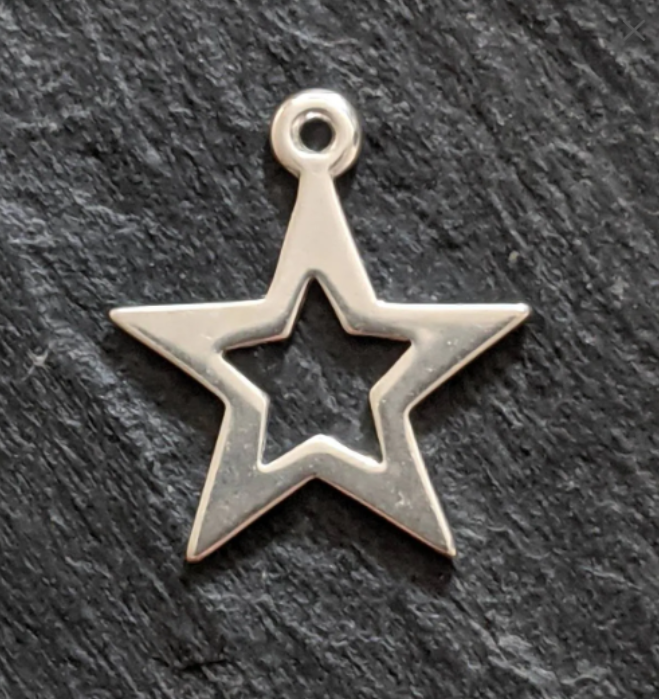 Sterling silver star pendant