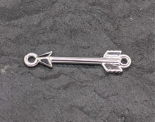 Load image into Gallery viewer, Sterling silver arrow connector - Eternalflow charms and Jewellery supplies
