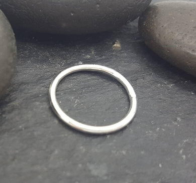 12mm closed ring sterling silver - Eternalflow charms and Jewellery supplies
